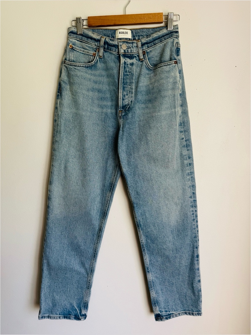 Agolde 90s Pinch Waist High Rise Straight Jeans - Picture 6 of 10